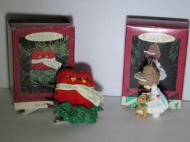 2 VTG 1994 Hallmark Keepsake Ornaments Gentle Nurse & Our Christmas Together NIB - £12.90 GBP