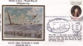 Battles of June - World War II Philippine Sea First Day Cover - £3.09 GBP
