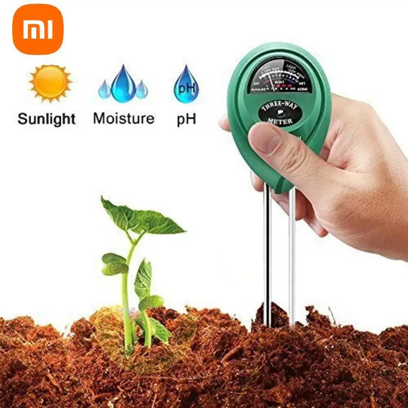  3 In 1 Soil PH Meter Moisture Monitor Temperature light Tester For Gardening Pl - £136.38 GBP