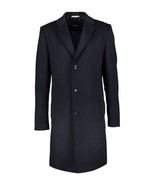 BOSS Men&#39;s Jared Wool &amp; Cashmere Classic Fit Topcoat in Navy-46R - £236.30 GBP