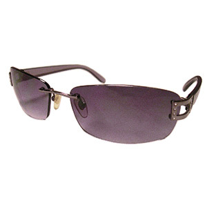 Memphis Style Black Sunglasses, Women's