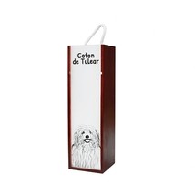 Coton de Tuléar - Wine box with an image of a dog. - £15.14 GBP