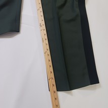 Tennessee Apparel Men’s 34S Poly/Wool Serge Army Green Trousers Black Stripe  image 6