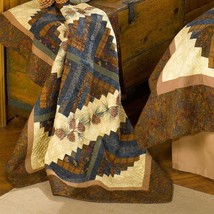 Nature-Inspired Pinecone Quilted Throw Blanket - $243.19