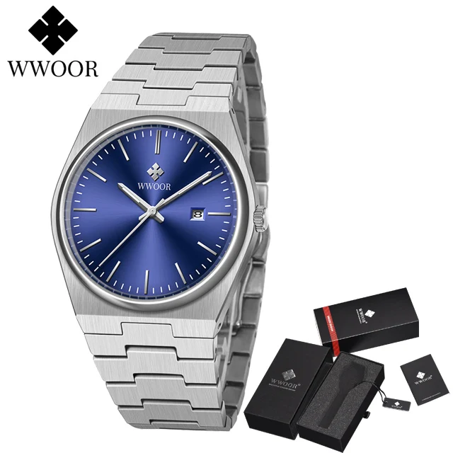 Man&#39;s Watches Luxury Quartz Wrist Watch For Men Stainless Steel Sapphire... - £58.42 GBP