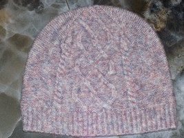 Janie And Jack Lavender Pink Marled Knit Beanie Hat Size 2T to 3 Girl&#39;s NEW - £14.54 GBP