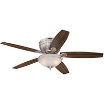 Westinghouse Lighting 7209700 Indoor Ceiling Fan, Brushed Nickel with LE... - $2,800.76 MXN