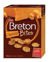 8 Boxes of Dare Breton Cheddar Bites Small Crackers 125g Each -Free Ship... - $41.61