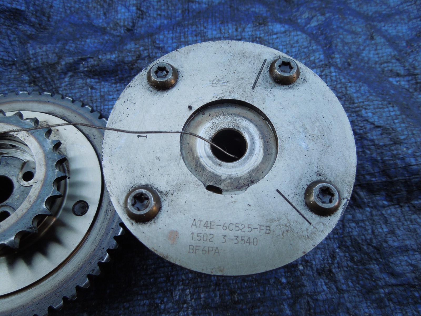 2010 Ford Flex 3.5 camshaft cam gear set assembly VTC OEM engine motor AT4E-6C24 Item image 9