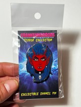 Frankenhorrors Succubus Demon 2&quot; Hard Enamel Pin, Vintage Horror Movie Monster - £9.08 GBP