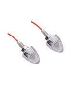 White LED Light Bullet Spike Mini License Plate Frame Fasteners Bolt Nut... - $14.35 CAD