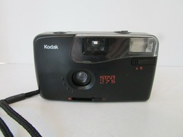 Vtg Kodak Star 275 35MM Flash Film Camera Black W/STRAP G3 - £14.79 GBP