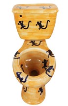 Mexican Toilet ELONGATED Comfort Height Hand Painted - Lizards2 - - $1,399.00