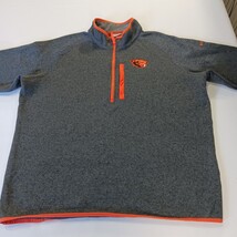 Columbia XM8695 Men's Gray/Orange 1/4 Zip Pullover Sweatshirt Size XL  image 12