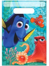 Finding Dory Party Favor Plastic Treat Bags Birthday Supplies 8 Per Package New - $2.95