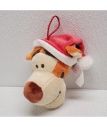 Winnie The Pooh Tigger Head Santa Hat Gund Plush Christmas Ornament - $22.90 CAD
