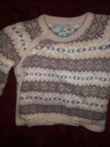 Stella McCartney For Baby  Gap Baby Girls Beige Brown  Sweater Size 6-12 Months - £13.29 GBP