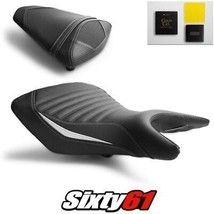 Yamaha MT03 Seat Covers and Gel 2020-2023 Black White Luimoto Tec-Grip Carbon - £288.66 GBP