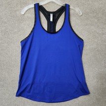 Fabletics Mosa Tank Top Womens M Blue Racerback Athletic Workout - £15.37 GBP