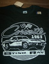 Vintage Style 1963 Corvette Gm Chevrolet Sting Ray Car T-Shirt 2XL New w/ Tag - £15.51 GBP