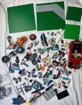 Bulk LEGO LOT 3+ pounds of Bricks parts Pieces  minifigures  Lot#2 - £39.65 GBP