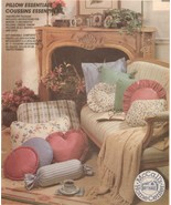11 Decorative Throw Pillow Cushions  Neckroll Ruffled Shirred Sham Sew P... - $9.99