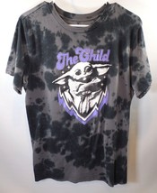 Star Wars The Child Tie Dye Gray Mandalorian  T Shirt Size Medium - £9.16 GBP