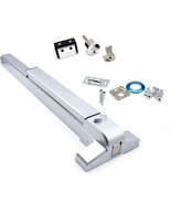 Door Push Bar Panic Exit Device 28&quot;-36&quot; Fireproof Emergency Lock Panic Exit - $79.17 CAD