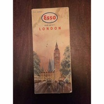 London Road Map Courtey of Esso 1940&#39;s - £14.36 GBP