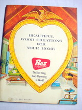 Beautiful Wood Creations For Your Home 1960&#39;s Softcover Rez  - £7.86 GBP