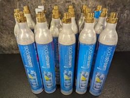 Lot of 17 SodaStream 60L CO2 Cylinder Replacement EMPTY Canisters - £127.59 GBP