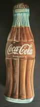 Vintage Large 13&quot; Tall Coca Cola Coke Bottle Tin With Hinged Lid 1997 U128 - £13.36 GBP