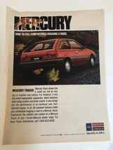 vintage Mercury Tracer Print Ad Advertisement 1988 Pa2 - £6.17 GBP