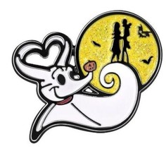 Nightmare Before Christmas Zero Jack Sally Enamel Metal Pin Disney Love ... - $225.51 MXN