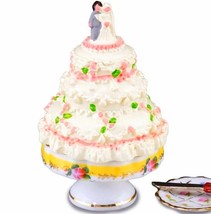 3-tier Wedding Cake Set 1.718/6 Reutter French Rose Dollhouse Miniature - £21.52 GBP