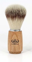 Omega HI-BRUSH synthetic fiber shaving brush, ash wood handle. - £25.34 GBP