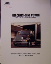 1999 Mercedes Benz MBE900 Diesel Engines/Sterling Acterra Trucks Brochure - $10.00