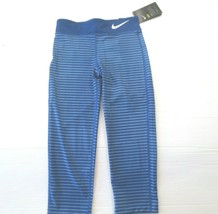 Nike Girls Tight Fit 3/4 Pant Legging - AQ9015 - Blue 438 - Size XL - NWT - £19.92 GBP