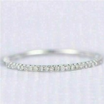 2Ct Round Simulated D/VVS1 Diamond Full Eternity Band Ring 14K White Gold Plated - £117.08 GBP