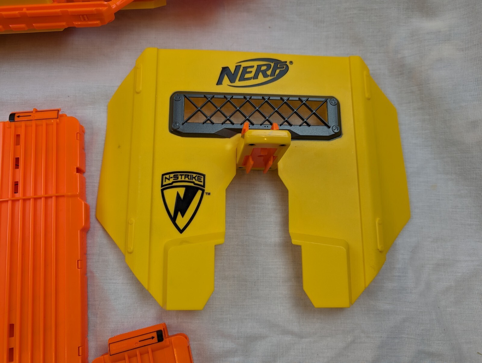 NERF Stampede ECS w/ Attachments, 3 18 Dart Clips, Tactical Light Face Shield Item image 3