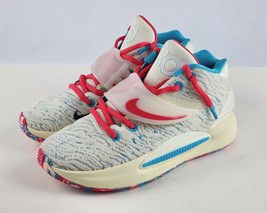 Nike Kevin Durant KD 14 Cashmere Cream Multicolor Red CW3935-700 Size 4.5 - $55.43