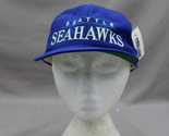 Seattle Seahawks Hat (VTG) - Wool Block Script by Starter - Adult Snapba... - £103.09 GBP
