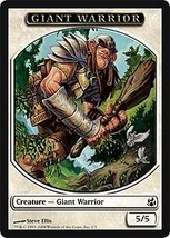 Magic MTG Promo Token Giant Warrior Morningtide - 2008 - €2,13 EUR