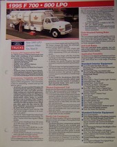 1995-1996 Ford L-series Louisville, F-Series Trucks Spec Sheets - Lot of 5 - $10.00