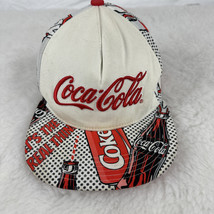 Coca Cola 2016 Hat Snapback embroidered Red Hot Summer Cartoon All Over ... - $469.01 MXN