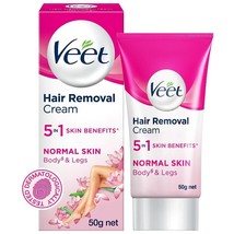 Veet Silk &amp; Fresh Hair Removal Cream, Normal Skin - 50g (Pack of 1) - £7.92 GBP