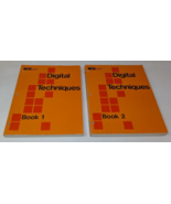 Digital Techniques Books 1 &amp; 2 Set Heathkit Zenith Educational Systems 1978 - $68.60