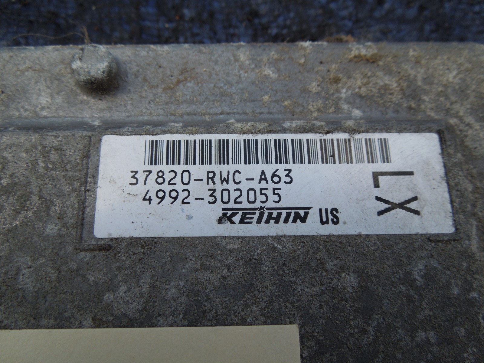 2010 Acura RDX 2.3 turbo engine computer ECU ECM 37820-RWC-A63 OEM 302055 Item image 2