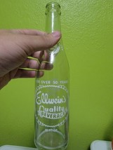 Rare Vintage Antique Soda Pop Glass Bottle Ellweins Quality Beverage S. Dakota - £18.31 GBP