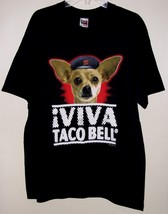Taco Bell Chihuahua T Shirt Vintage 1998 Viva Taco Bell Gidget Size Large - £51.10 GBP